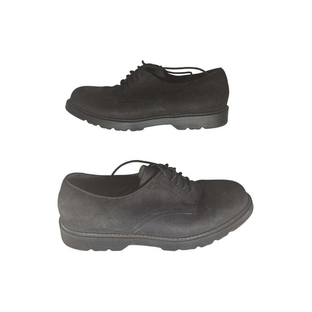 ST JOHNSBAY Black Leather‎ Lace Up Oxford Dress Shoes Mens 9M